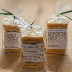 Coconut Lime Shortbread